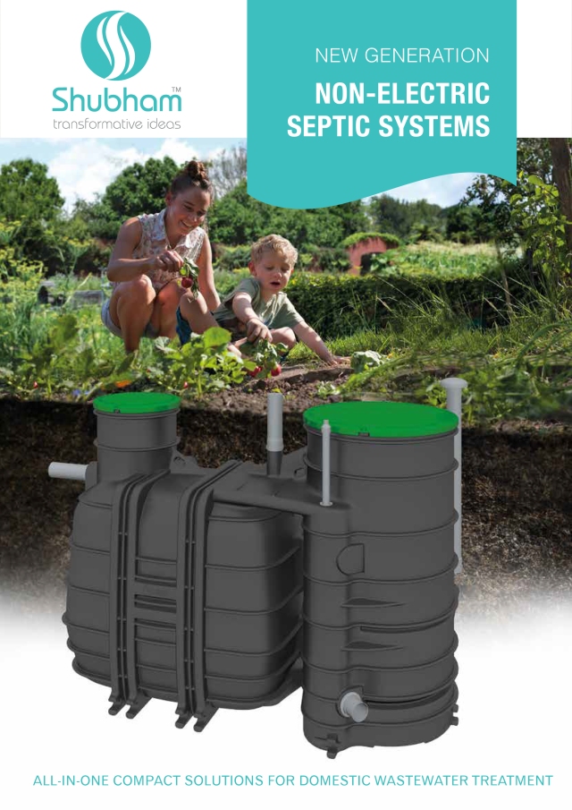Non-Electric Sewage Treatment Plants for domestic waste water